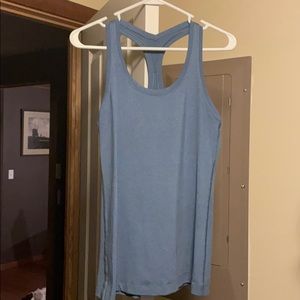 Lululemon tank, like new heathered blue